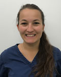 Amber Wheaton, nurse at Birch Heath Veterinary Clinic