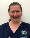 Kirstie Adams, nurse at Birch Heath Veterinary Clinic